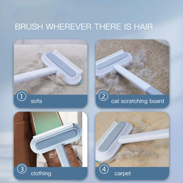 4 In 1 Multifunctional Hair Removal Brush Pet Dog Cat Hair Cleaner Brush Cat Hair Remover Window Screen Cleaning Tool Gadgets - Image 3