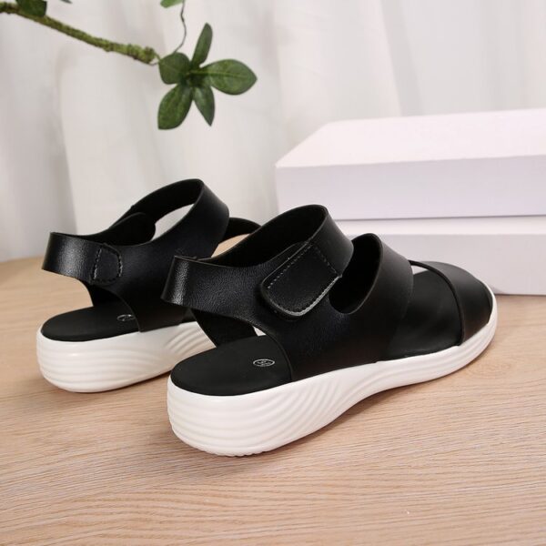 Plus Size Flat Magic Stick One-line Casual Fish Mouth Amazon Cross-border Sandals - Image 5